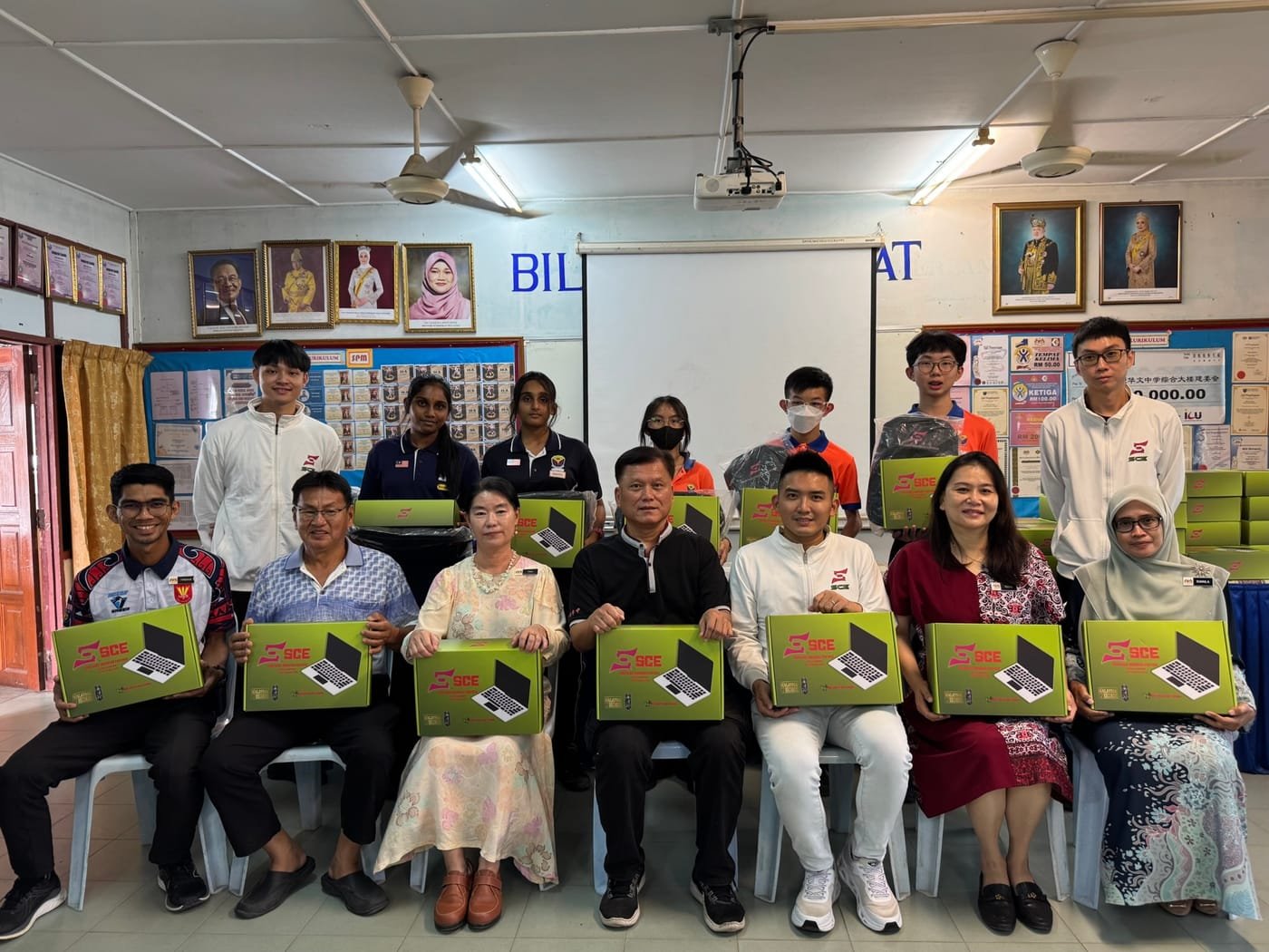 Technology handover at a school